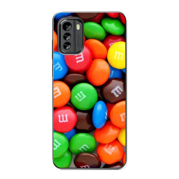 Чехол с рисунком «Разноцветные M&M'S» для Nokia G60 Чехол с рисунком «Разноцветные M&M'S» для Nokia G60