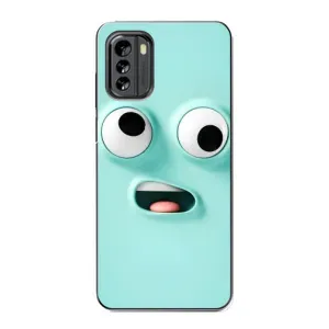 Силиконовые Чехлы (смешные стикеры) для Nokia G60 (Забавное мятное лицо)