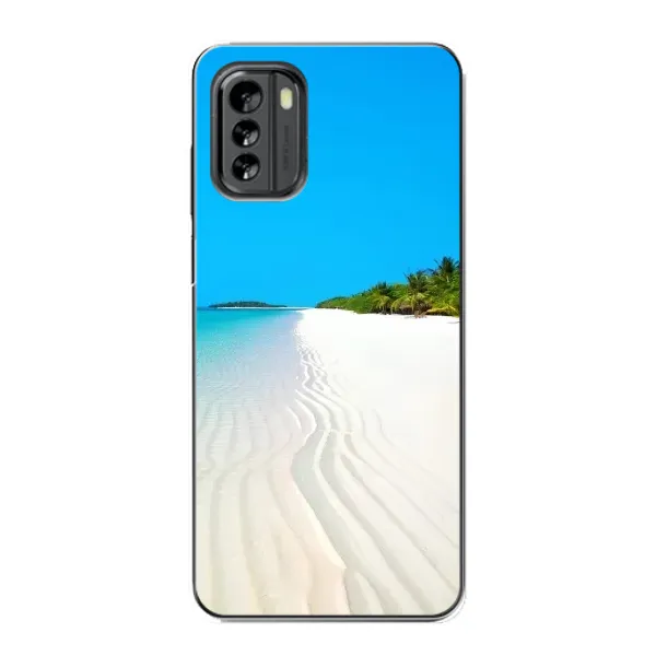 Чехол с рисунком «Море песок» для Nokia G60 Чехол с рисунком «Море песок» для Nokia G60