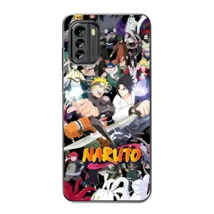 Купить Чехлы на телефон с принтом Anime для Nokia G60 (Наруто постер)