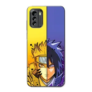 Купить Чехлы на телефон с принтом Anime для Nokia G60 (Naruto Vs Sasuke)