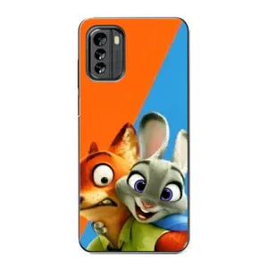 Чехлы ЗВЕРОПОЛИС для Nokia G60 (Ник и Хопс)