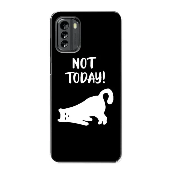 Чехол с рисунком «Not Today» для Nokia G60 Чехол с рисунком «Not Today» для Nokia G60