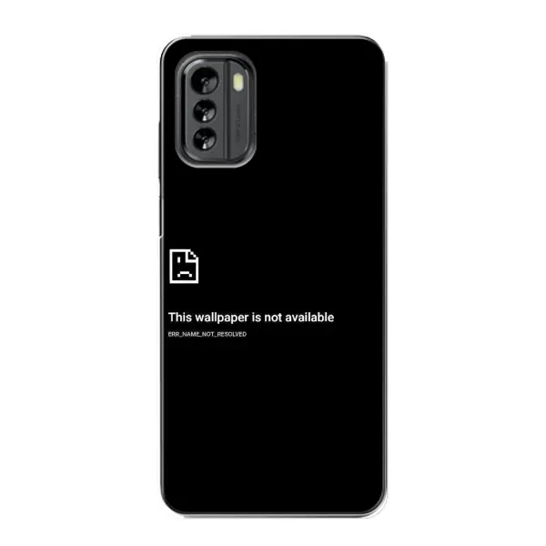 Чехол с рисунком «Ошибка» для Nokia G60