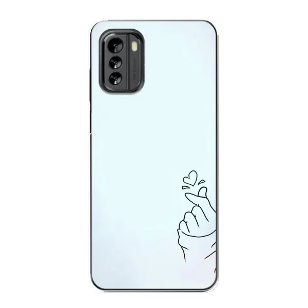 Чехол с рисунком «Сердце на голубом» для Nokia G60 Чехол с рисунком «Сердце на голубом» для Nokia G60