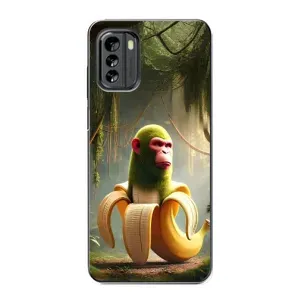 Чехол с мемами тралалело тралала для Nokia G60 (Шимпанзини бананини)