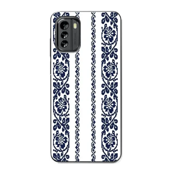 Чохол з малюнком «Синя вишиванка» для Nokia G60 Чохол з малюнком «Синя вишиванка» для Nokia G60