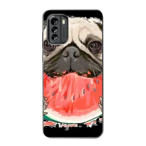 Чехол (ТПУ) Милые собачки для Nokia G60 (Смешной Мопс)