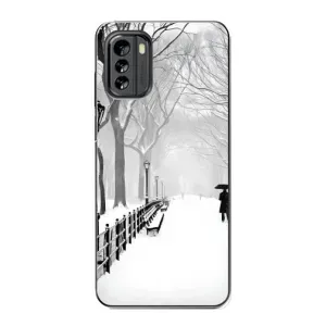 Чехлы на Новый Год Nokia G60 (Снегом замело)
