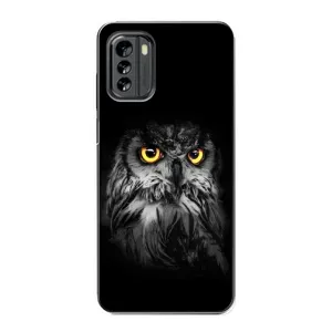 Чехлы с принтом СОВЫ для Nokia G60 (Сова на чёрном)
