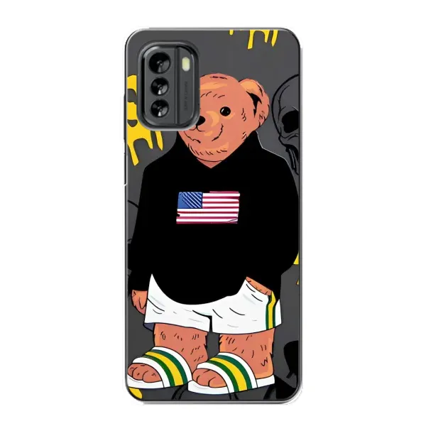 Чехол с рисунком «Teddy USA» для Nokia G60 Чехол с рисунком «Teddy USA» для Nokia G60