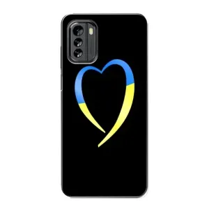 Силіконовий Чохол на Nokia G60 (Я-Україна) (Українське серце)