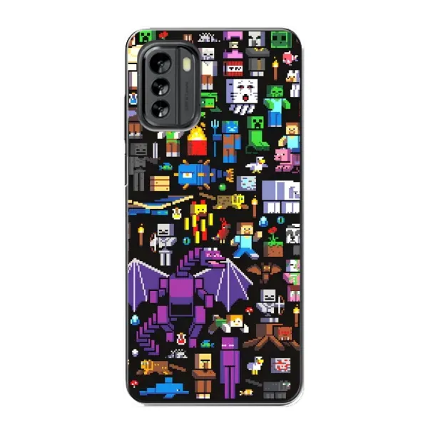 Чехол с рисунком «Все персонажи» для Nokia G60