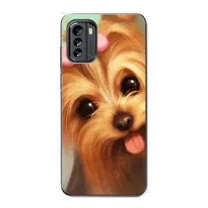 Чехол (ТПУ) Милые собачки для Nokia G60 (Йоршенский терьер)