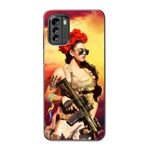 ЗСУ Чехлы (TPU) для Nokia G60 (Женщина солдат)