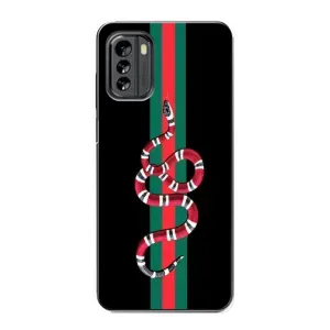 Чехлы Бренд GUCCI для Nokia G60 (Змей Гуччи)