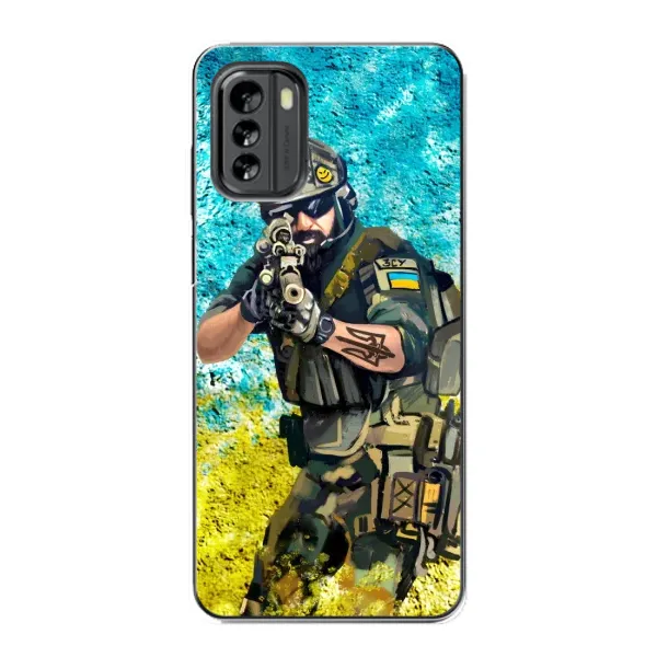 Чехол с рисунком «ЗСУ Воин» для Nokia G60 Чехол с рисунком «ЗСУ Воин» для Nokia G60