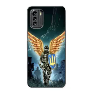 Патриотический Чехол для Nokia G60 (ЗСУ з крильями)
