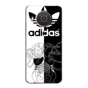Чехол в стиле "Адидас" для Нокиа X10 (Adidas шнурки)