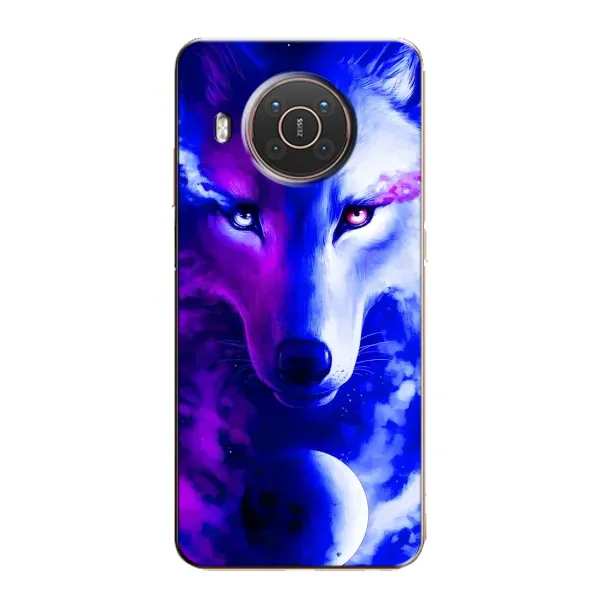 Чехол с рисунком «Арт-Волк» для Nokia X10 Чехол с рисунком «Арт-Волк» для Nokia X10