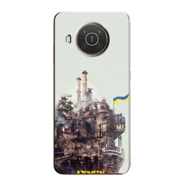 Чехол с рисунком «Азовсталь» для Nokia X10 Чехол с рисунком «Азовсталь» для Nokia X10