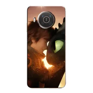 Чехол дракон Беззубик для Nokia X10 (Беззубик и Иккинг)