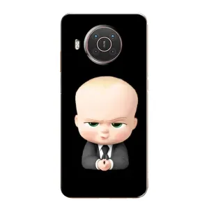 Мультяшный принт на Чехол для Нокиа X10 (Бос)