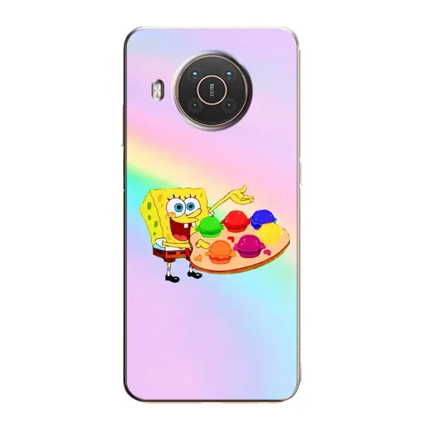 Чехол с рисунком «Бургеры» для Nokia X10 Чехол с рисунком «Бургеры» для Nokia X10