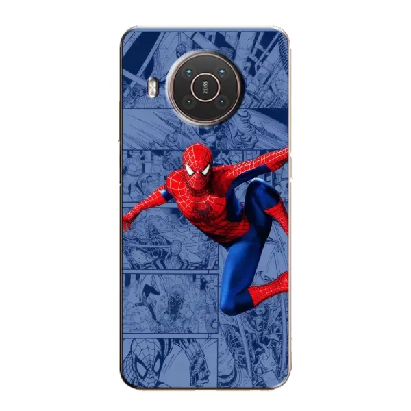 Чехол с рисунком «Человек Паук» для Nokia X10