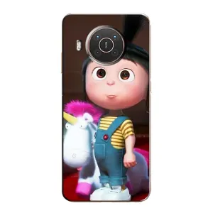 Мультяшный принт на Чехол для Нокиа X10 (Девочка Агнес)