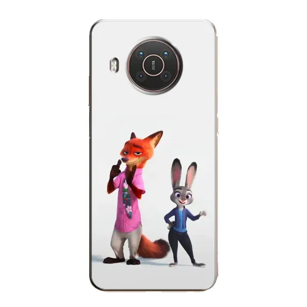 Чехол с рисунком «Джуди и Ник» для Nokia X10 Чехол с рисунком «Джуди и Ник» для Nokia X10