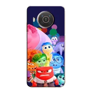 Чехол Головоломка для Nokia X10 - (AlphaPrint) (Герои головоломки)