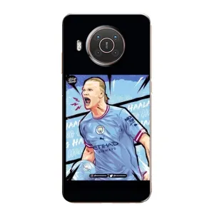 Чехлы с принтом для Nokia X10 Футболист (гол Эрлинг Холланд)
