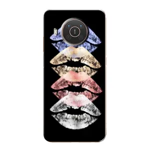 Чехол Стильные девушки на Nokia X10 (Губы)