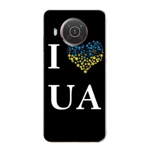 Силиконовый Чехол на Nokia X10 (Я-Украина) (I Love UA)