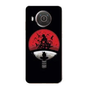 Чехлы с картинкой Итачи Учиха на Nokia X10 (Итачи на черном)