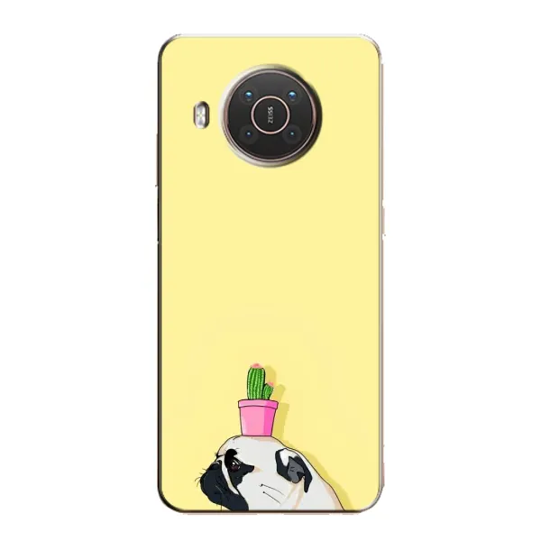Чехол с рисунком «Кактус на голове» для Nokia X10
