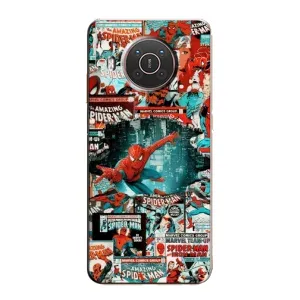 Чехол Супергерой Человека Паука на Nokia X10 (Комиксы Человек Паук)