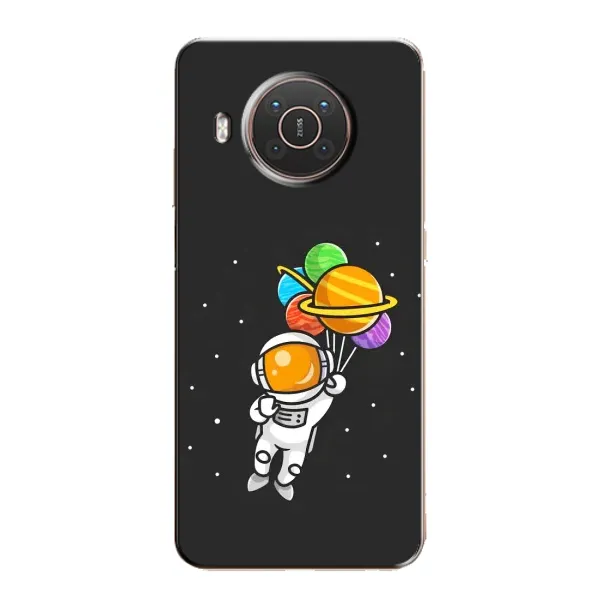 Чехол с рисунком «Космонавт с шариками» для Nokia X10 Чехол с рисунком «Космонавт с шариками» для Nokia X10