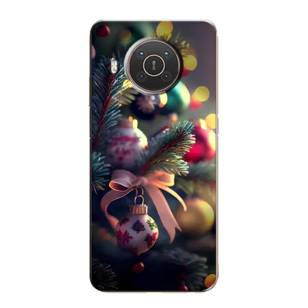 Чехол с рисунком «Красивая елочка» для Nokia X10 Чехол с рисунком «Красивая елочка» для Nokia X10