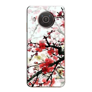 Чехол с принтом САКУРЫ на Nokia X10 (Красивая Сакура)