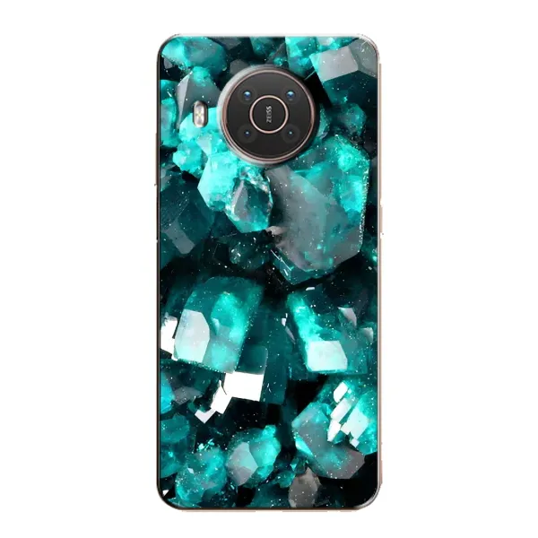 Чехол с рисунком «Кристалы» для Nokia X10 Чехол с рисунком «Кристалы» для Nokia X10