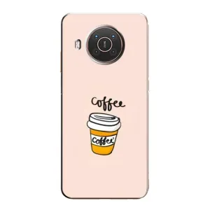 Чехол с изображением вкусной еды для Nokia X10 (Кружка кофе)