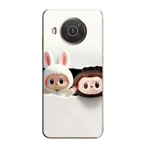 Чохол з принтом Лабубу для Nokia X10 (Фігурки Labubu)