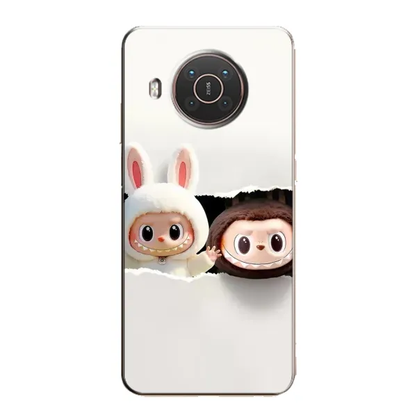 Чехол с рисунком «Фигурки Labubu» для Nokia X10 Чехол с рисунком «Фигурки Labubu» для Nokia X10