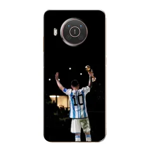 Чохли Лео Мессі Аргентина для Nokia X10 (Лео Чемпіон)
