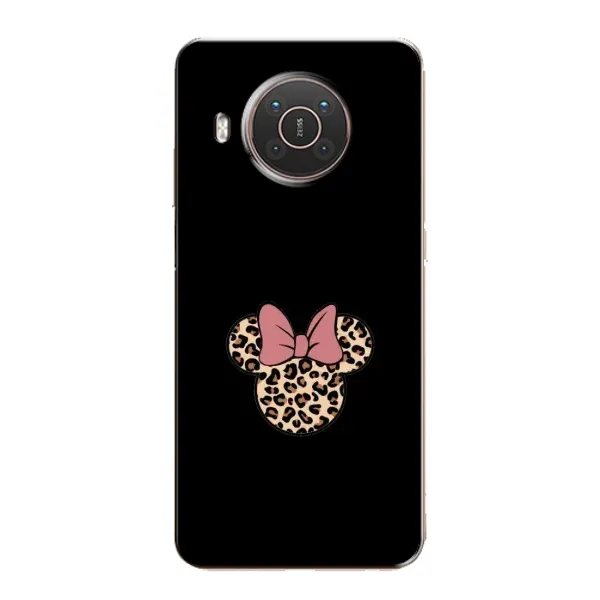 Чехол с рисунком «Леопардовая Минни» для Nokia X10 Чехол с рисунком «Леопардовая Минни» для Nokia X10