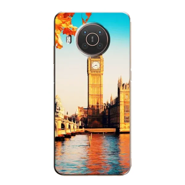 Чехол с рисунком «Летний Лондон» для Nokia X10 Чехол с рисунком «Летний Лондон» для Nokia X10