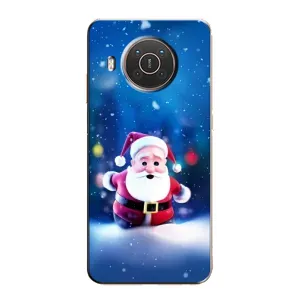 Чехлы на Новый Год Nokia X10 (Маленький Дед Мороз)