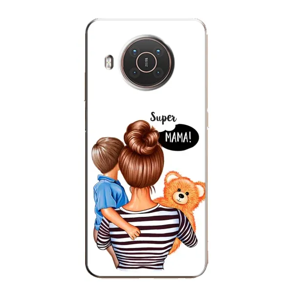 Чехол с рисунком «Мама и сын» для Nokia X10 Чехол с рисунком «Мама и сын» для Nokia X10
